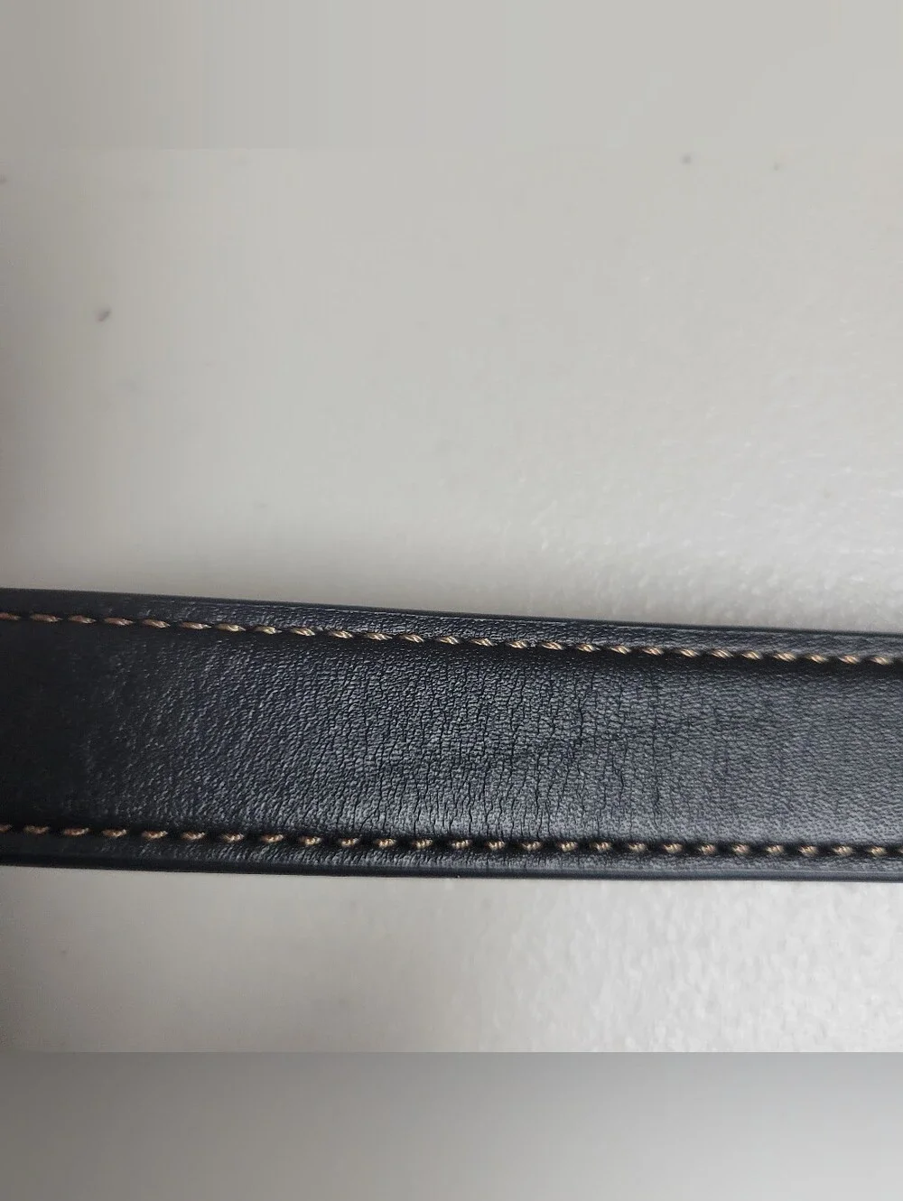 Coach black leather